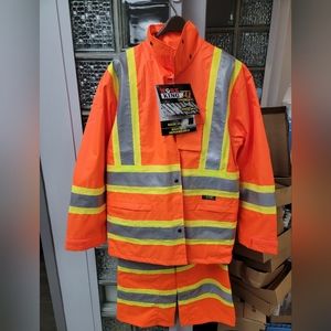 Work king hi-vis safety jacket and pants